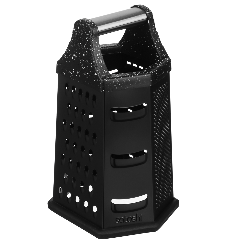 Терка 6-и сторонняя с антиналипающим покрытием тм SATOSHI 23см, нерж.сталь, арт.№ 885-146