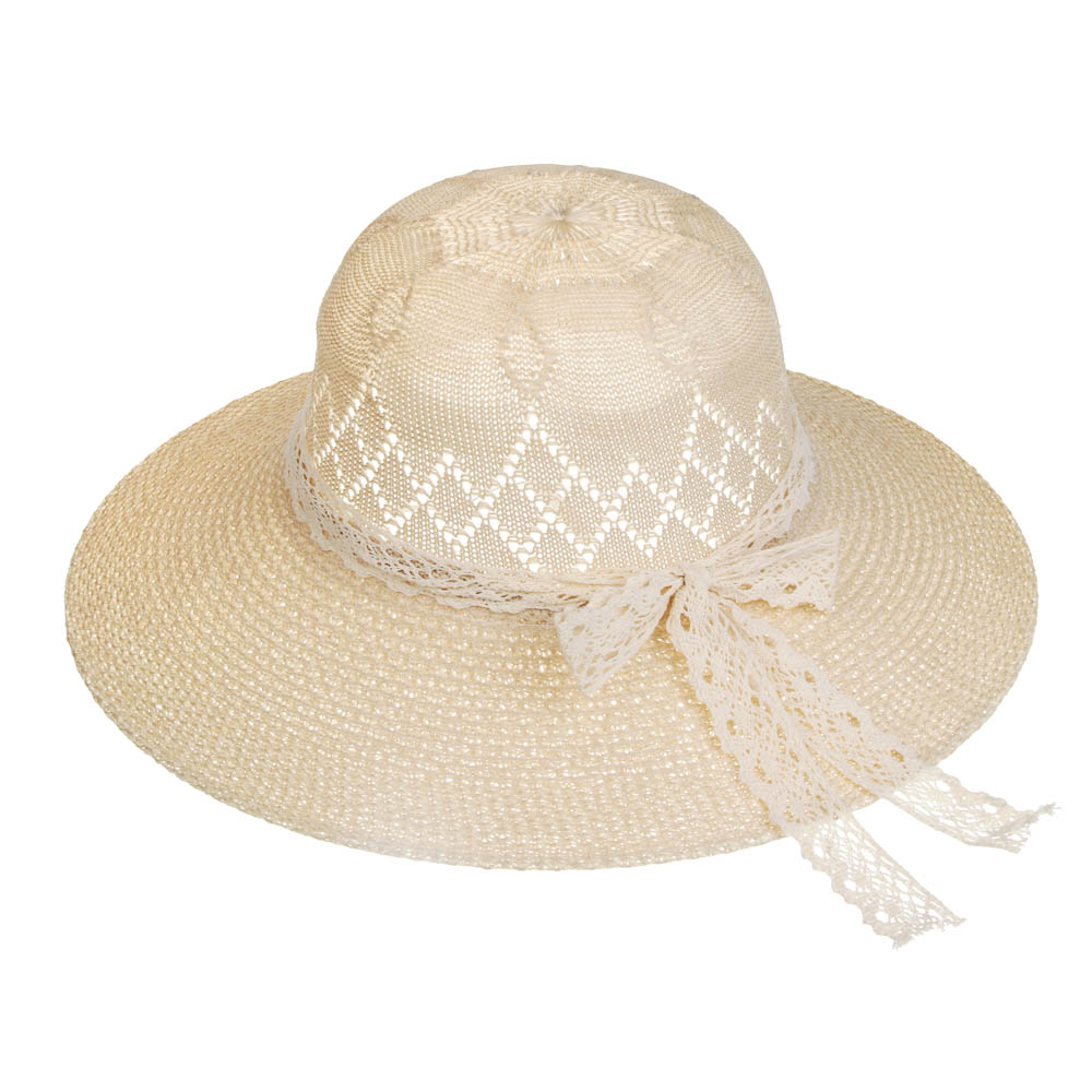 Шляпа женская, р.58, тм GALANTE, 100% полиэстер, бежевая, арт.№ 314-100