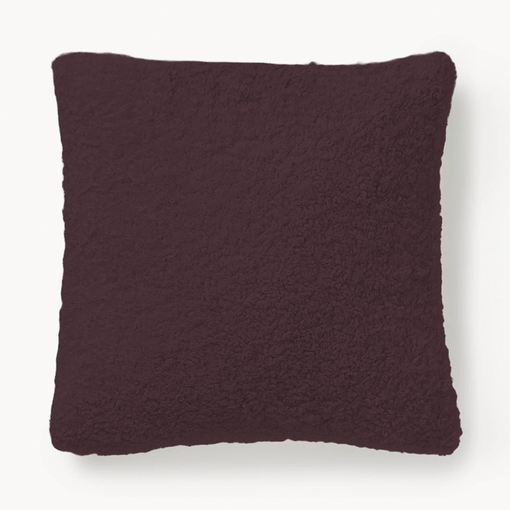 Подушка декоративная тм PROVANCE Бургунди тедди, 40х40см, 100% полиэстер, 3 дизайна, арт.№ 486-247