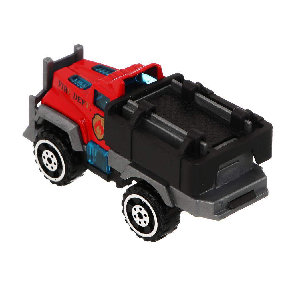 ИГРОЛЕНД Набор из 3-х машин "Пожарная служба", металл, 9,2х4,5х21,7 см, 4 дизайна, арт.№ 292-421