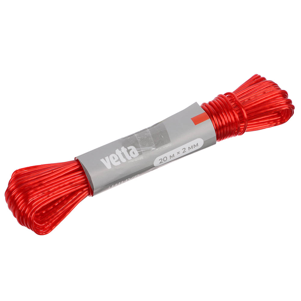 Шнур тм VETTA, с капроновой жилой 2мм х 20м, арт.№ 453-092