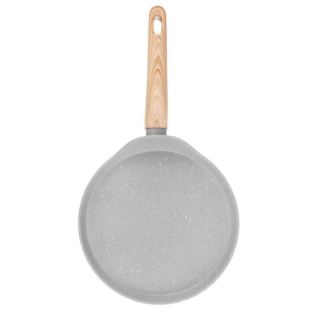 SATOSHI Берг Сковорода литая блинная d24см, антипригарное покрытие Мрамор, индукция, арт.№ 846-739