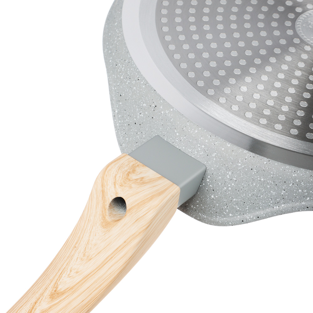 SATOSHI Берг Сковорода литая блинная d24см, антипригарное покрытие Мрамор, индукция, арт.№ 846-739