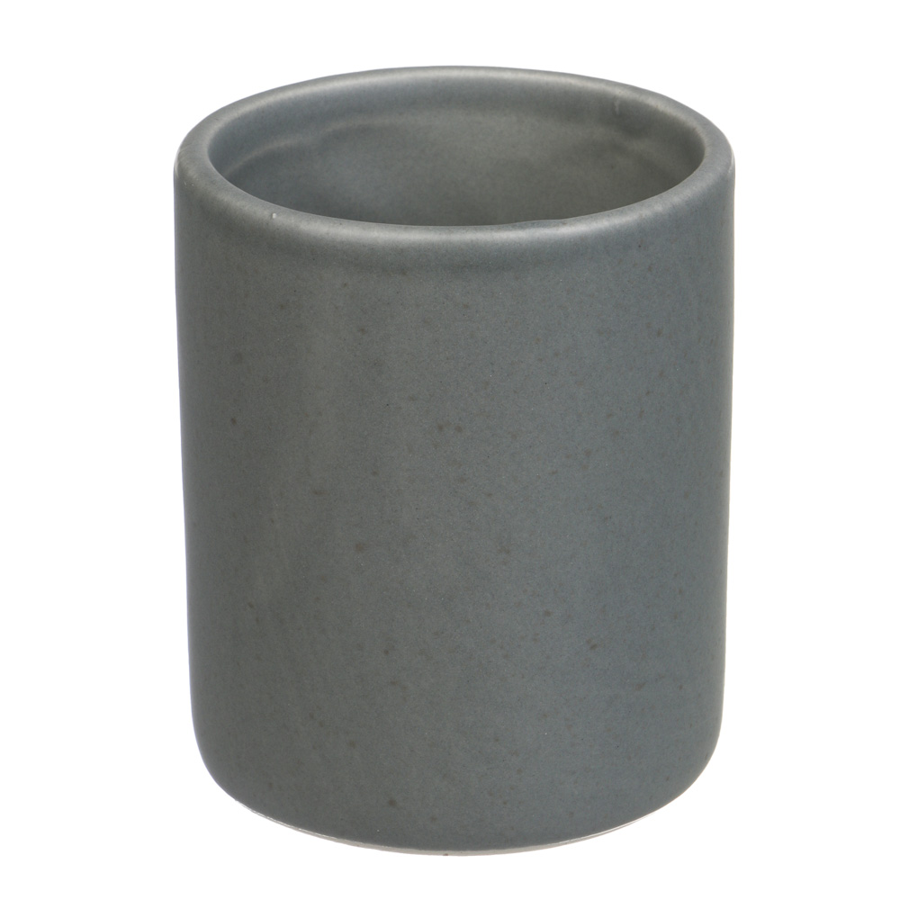Стакан для ванной комнаты тм VETTA Сиена, доломит, серый, 7x7x9см, арт.№ 463-566