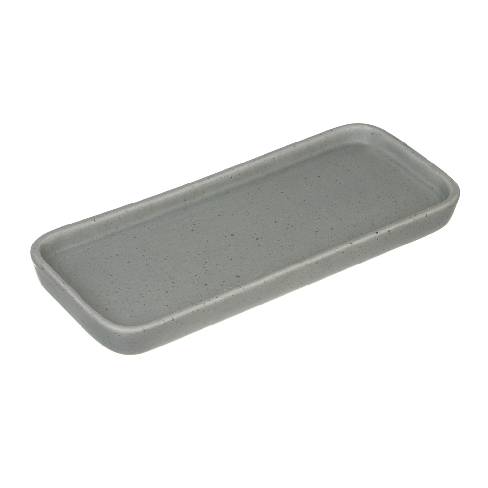 Подставка для набора в ванную комнату тм VETTA Сиена, доломит, серый, 26,3x11x2,2см, арт.№ 463-568