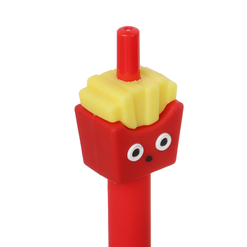 Ручка гелевая автоматическая синяя 0,5мм, "Фаст Фуд", 2 вида, шоу-бокс, арт.№ 591-302