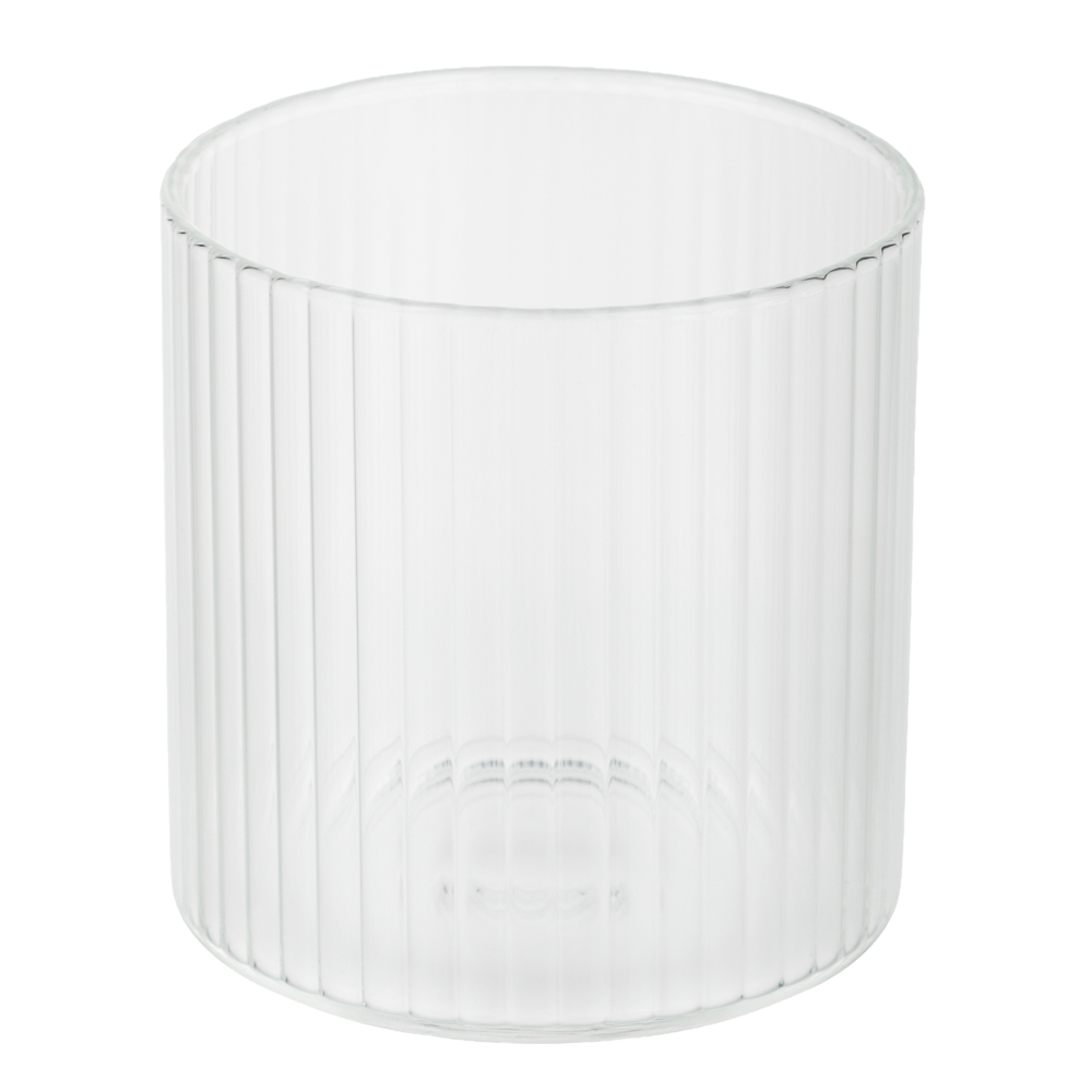 Стакан тм MILLIMI Симпл, 300мл, стекло, рифленый, арт.№ 878-690