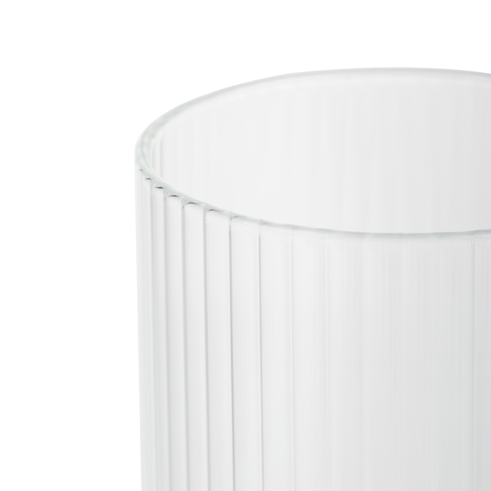 Стакан тм MILLIMI Симпл, 300мл, стекло, рифленый, арт.№ 878-690