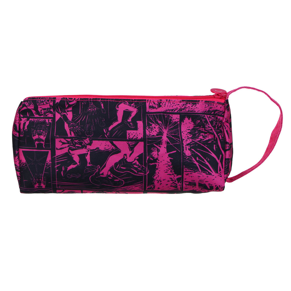 Пенал школьный треугольный 20,5х10х8 см BY Русские Супергерои "Заря", 2 отделения, объемный до 70 предметов, арт.№ 801-066