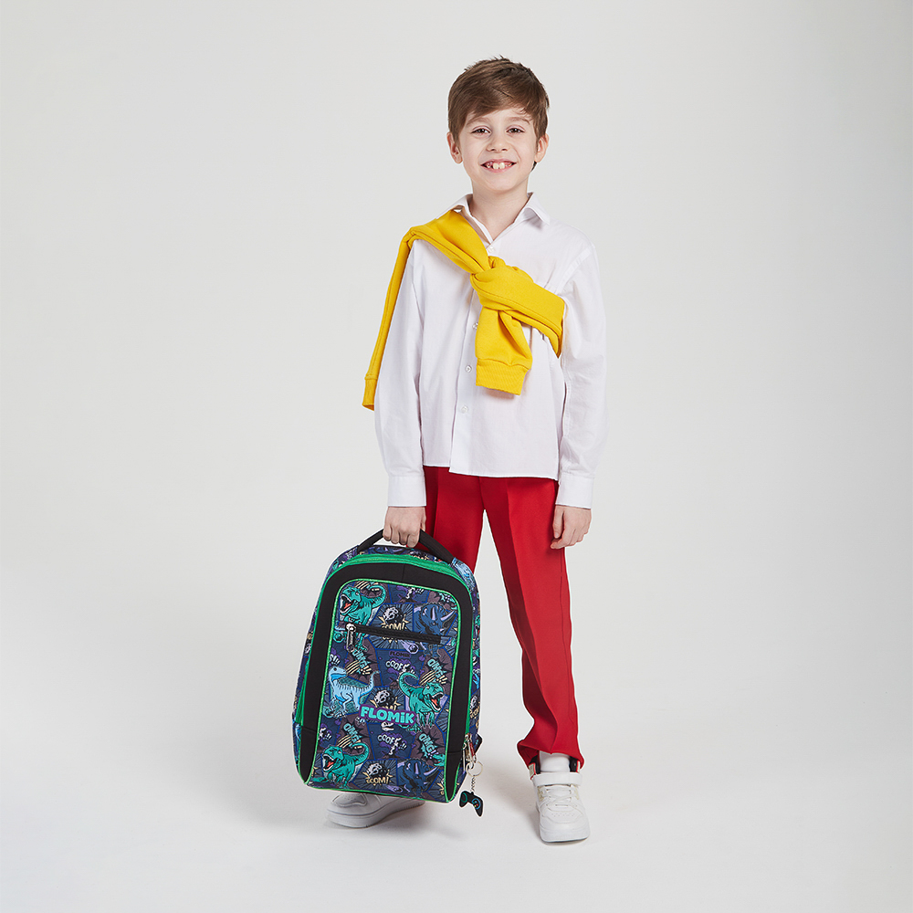 Древний мир Рюкзак школьный жесткий 39х30х15см, 2 отд., 3 карм., эрг.спинка, ручка, нашив., вес<900г, арт.№ 254-004