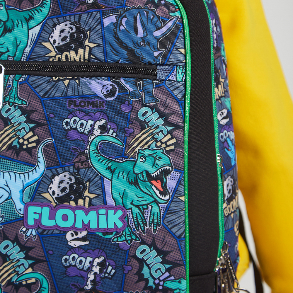 Древний мир Рюкзак школьный жесткий 39х30х15см, 2 отд., 3 карм., эрг.спинка, ручка, нашив., вес<900г, арт.№ 254-004