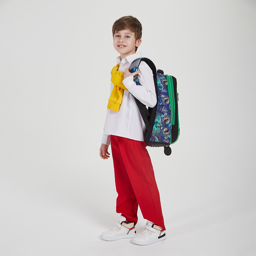 Древний мир Рюкзак школьный жесткий 39х30х15см, 2 отд., 3 карм., эрг.спинка, ручка, нашив., вес<900г, арт.№ 254-004