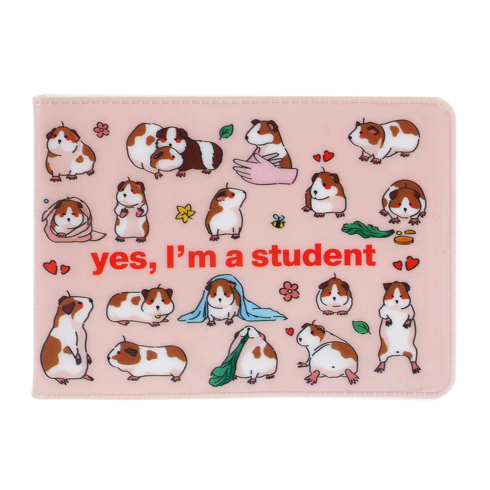 ЮL Обложка для студенческого билета, 7,8x10,6см, ПВХ, 6 дизайнов, арт.№ 334-134