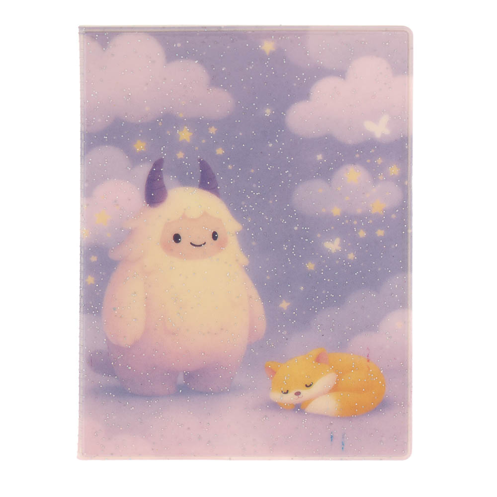 Обложка на паспорт тм ЮL с блестками, ПВХ, 13,6х9,5см, 6 дизайнов, арт.№ 334-136