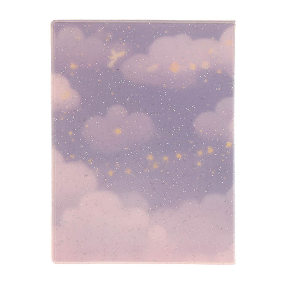 Обложка на паспорт тм ЮL с блестками, ПВХ, 13,6х9,5см, 6 дизайнов, арт.№ 334-136