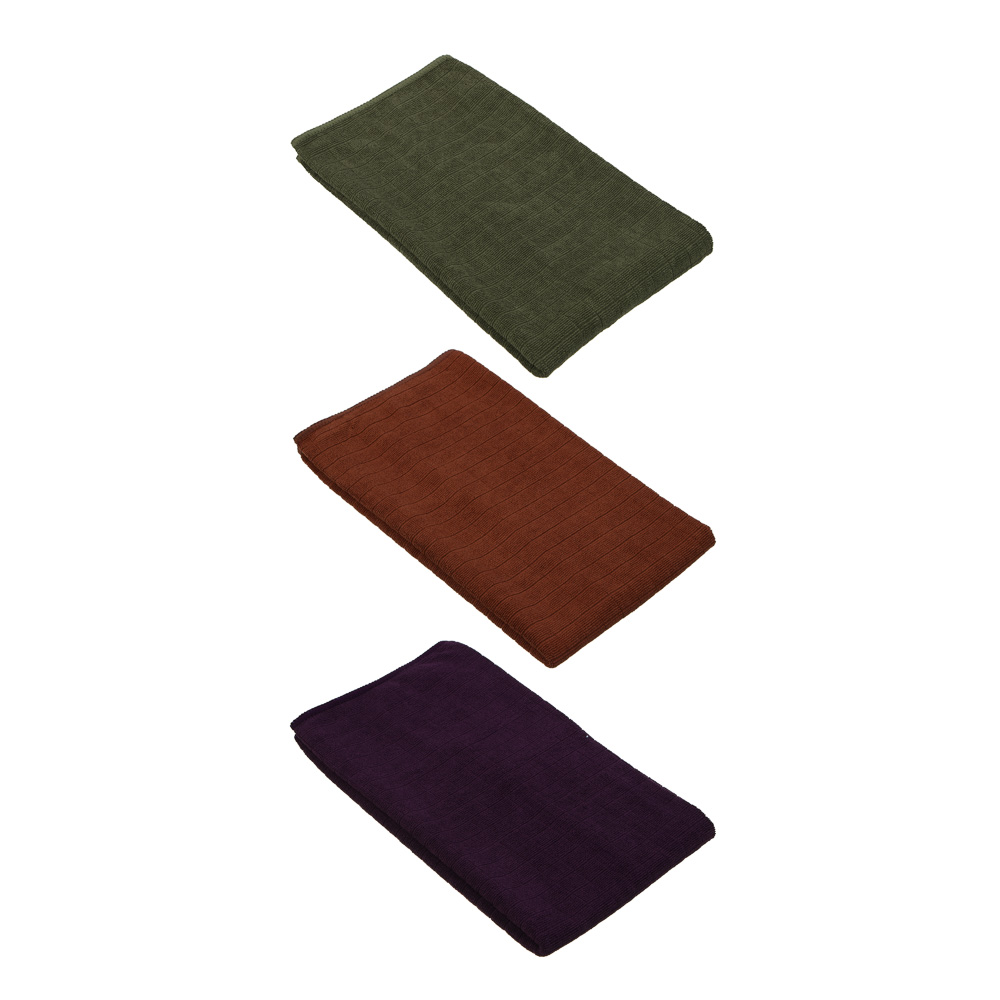 BY Русские Супергерои Тряпка для пола в клетку, 50х70см, микрофибра, 220г/кв.м, 3 цвета, арт.№ 448-347