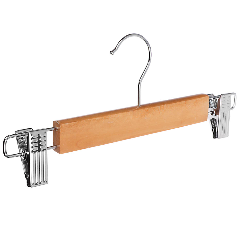 VETTA Вешалка деревянная для юбок и брюк, с клипсами, 28см, арт.171, арт.№ 455-021