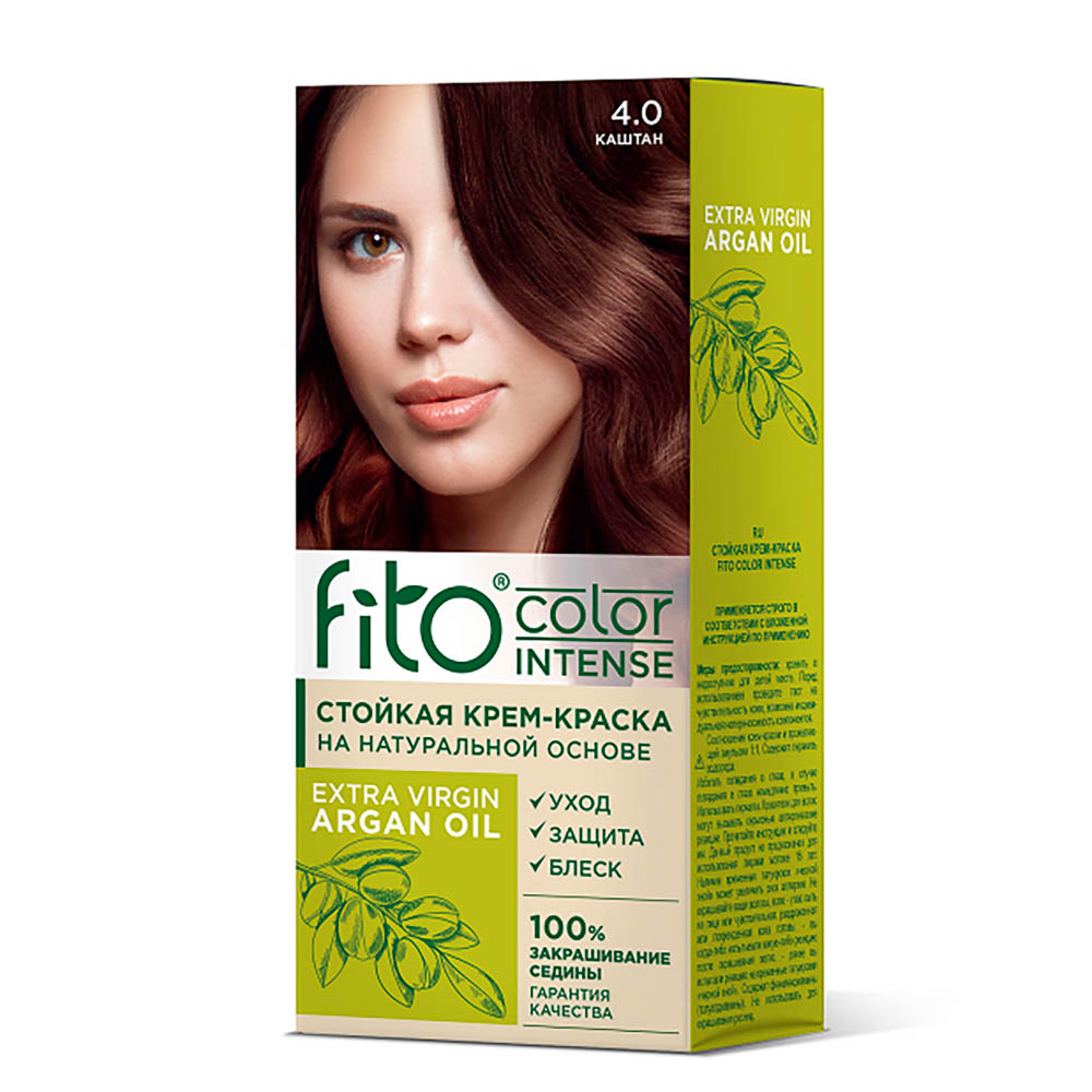 Краска для волос Fito color intense Каштан, 115мл, арт.№ 972-064