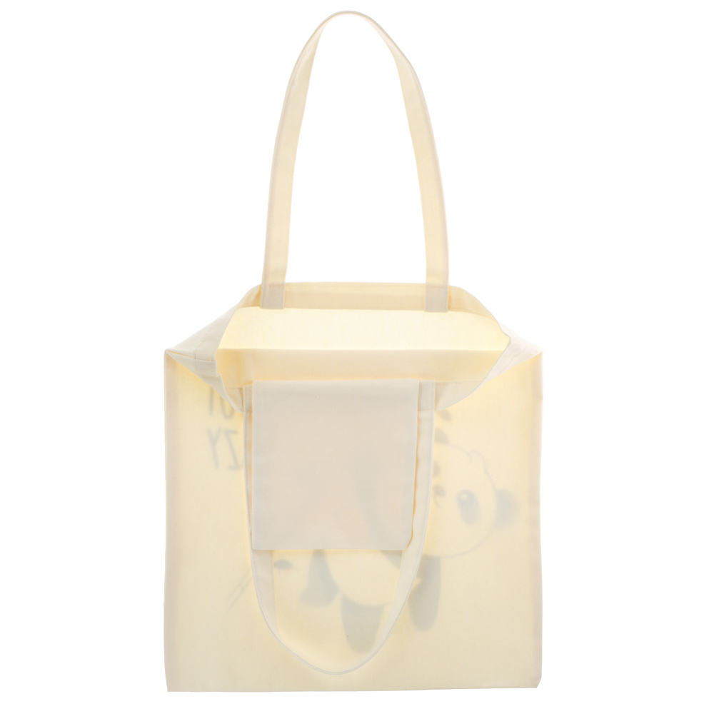 Сумка-шоппер, "Панды/Капибары", 38x42см, длина ручек 58 см, внутр. карман, полиэстер, 6 дизайнов, арт.№ 524-285