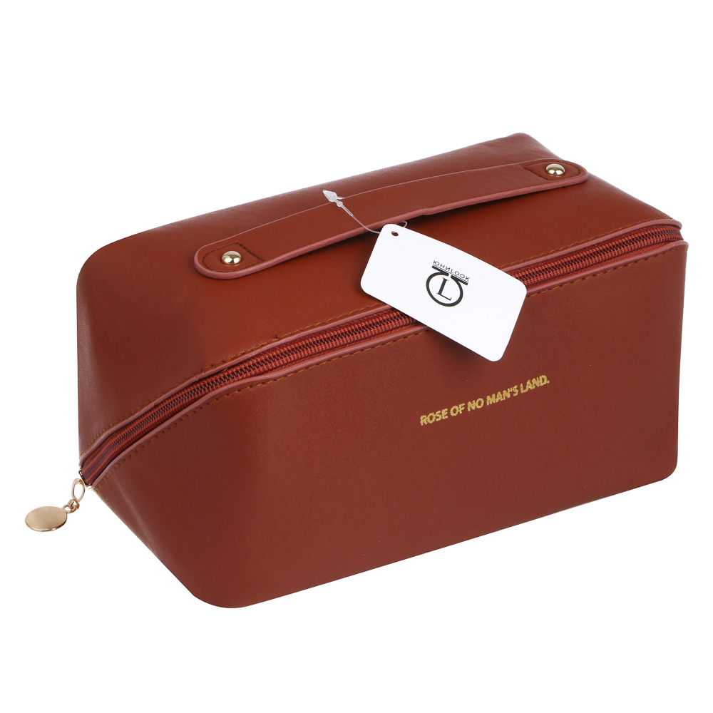 Косметичка саквояж 6 отделений тм ЮL, ПУ, 25х11х11см, 3 цвета, арт.№ 327-341