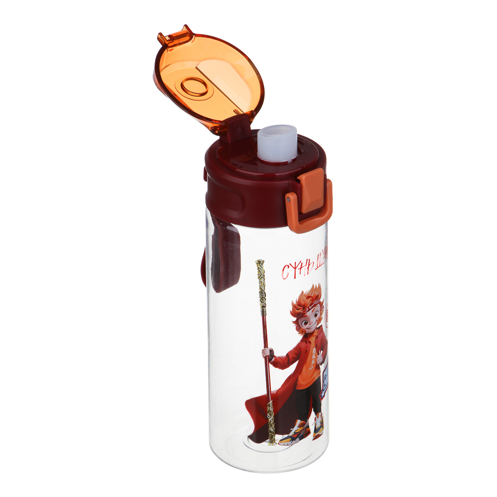 BY Русские Супергерои, Бутылка спортивная, 7,3x21,3 см, 600мл,"Сунь Шэн", PC, PP, арт.№ 088-099