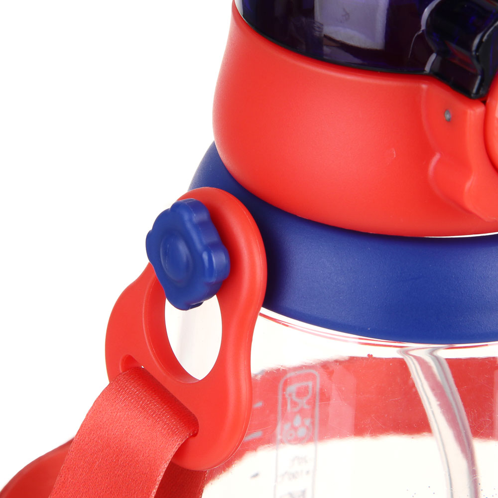 BY Русские Супергерои Бутылка детская с поильником, 8.5x19см,520мл,"Пересвет" PC, PP, силикон, арт.№ 088-105