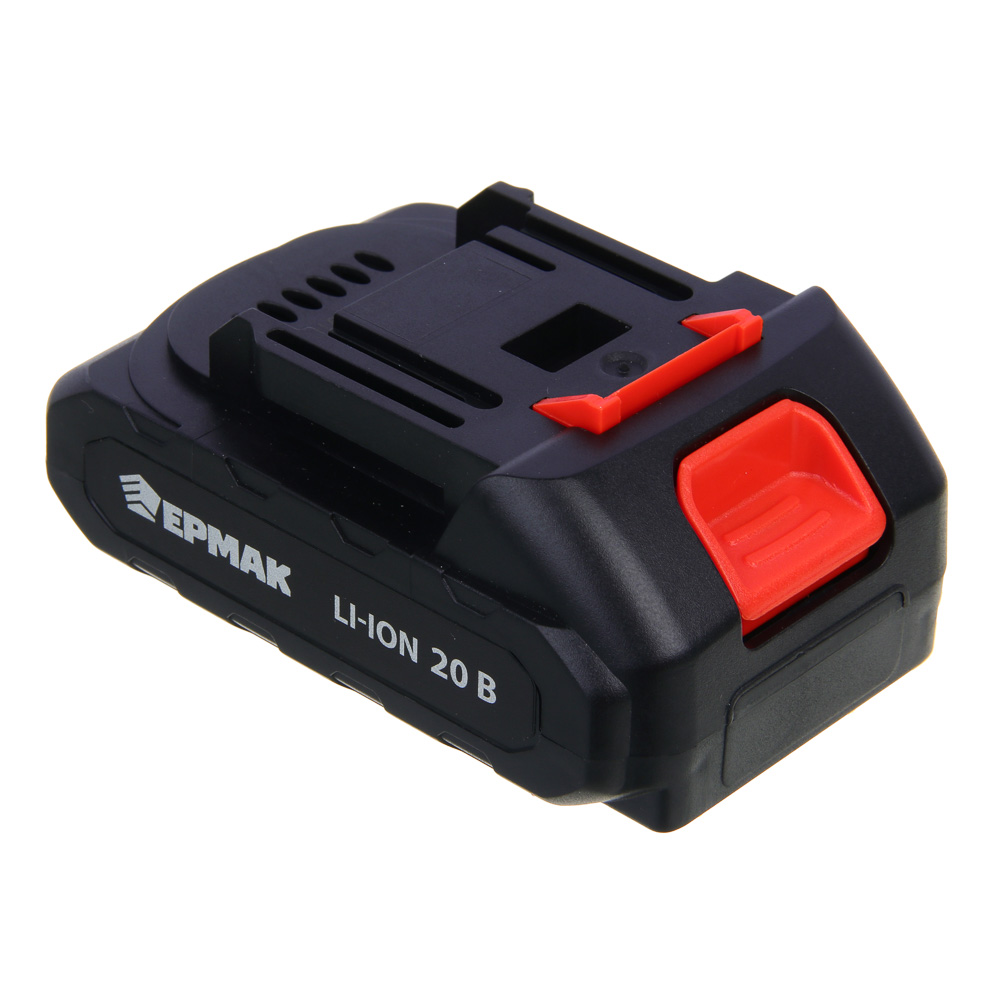 ЕРМАК Дрель-шуруповерт на АКБ 20В, 2,0А Li-ion (1шт), з/у, 0-550 об/мин, 30 H*m,подсветка (ONE), арт.№ 691-045