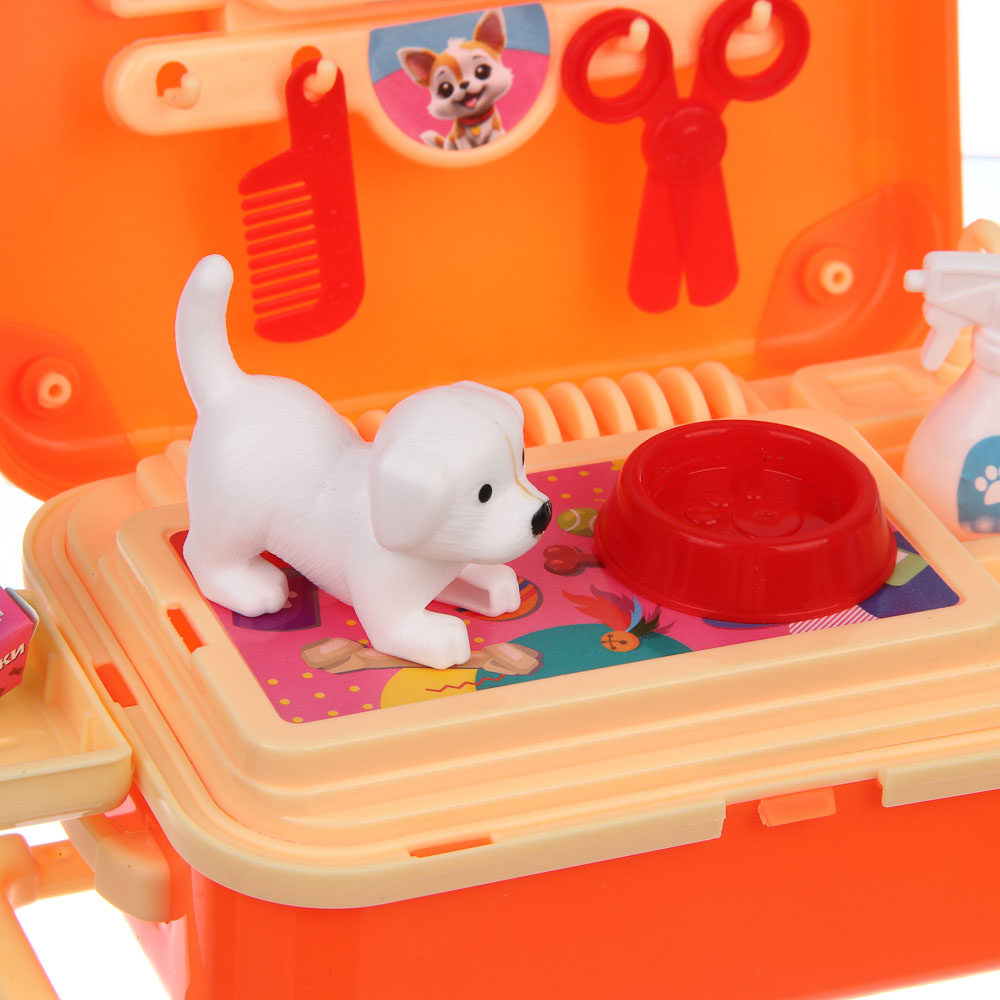 ИГРОЛЕНД Питомец с акс. в чемодане PP, ABS, 10х16х6,5 см, арт.№ 258-089