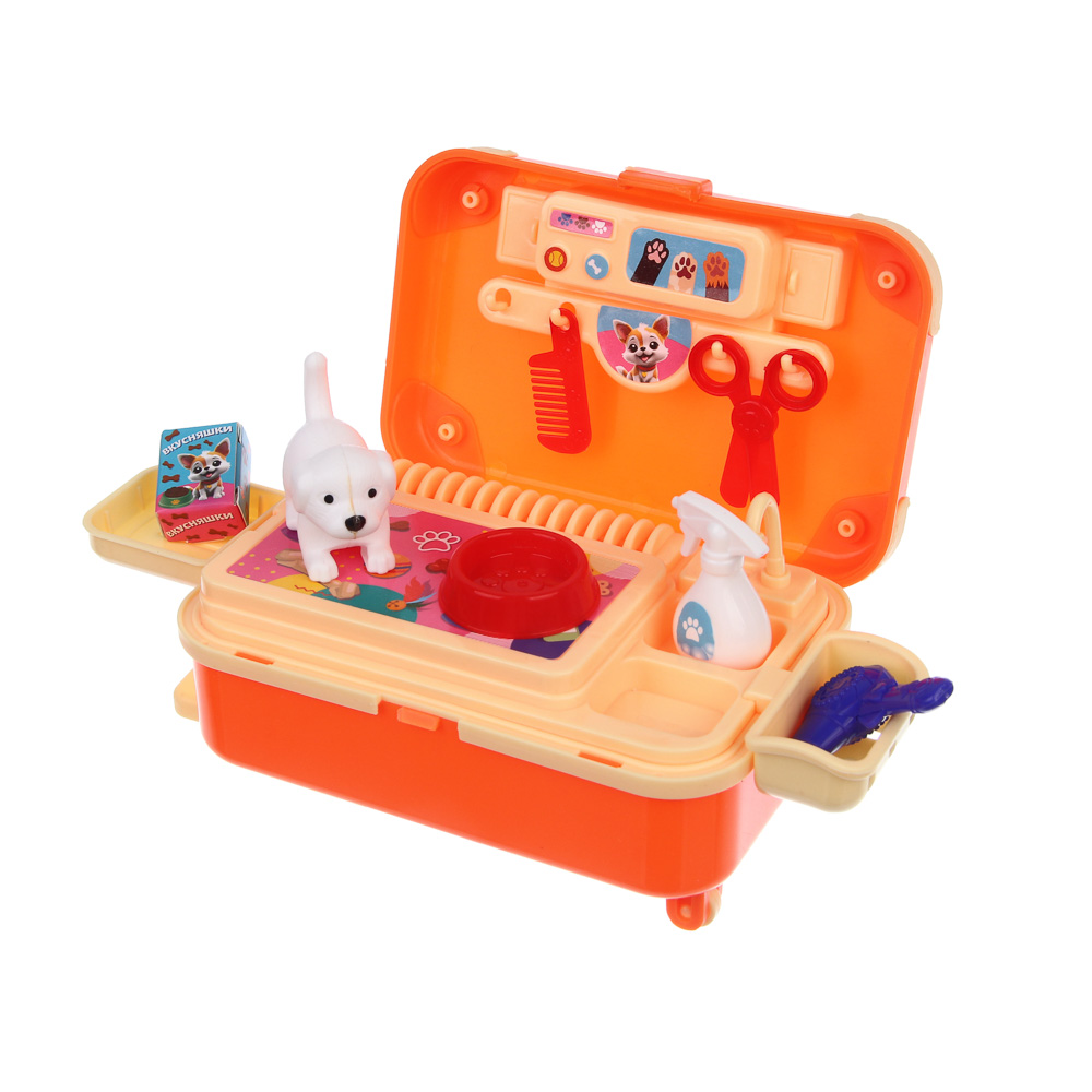 ИГРОЛЕНД Питомец с акс. в чемодане PP, ABS, 10х16х6,5 см, арт.№ 258-089