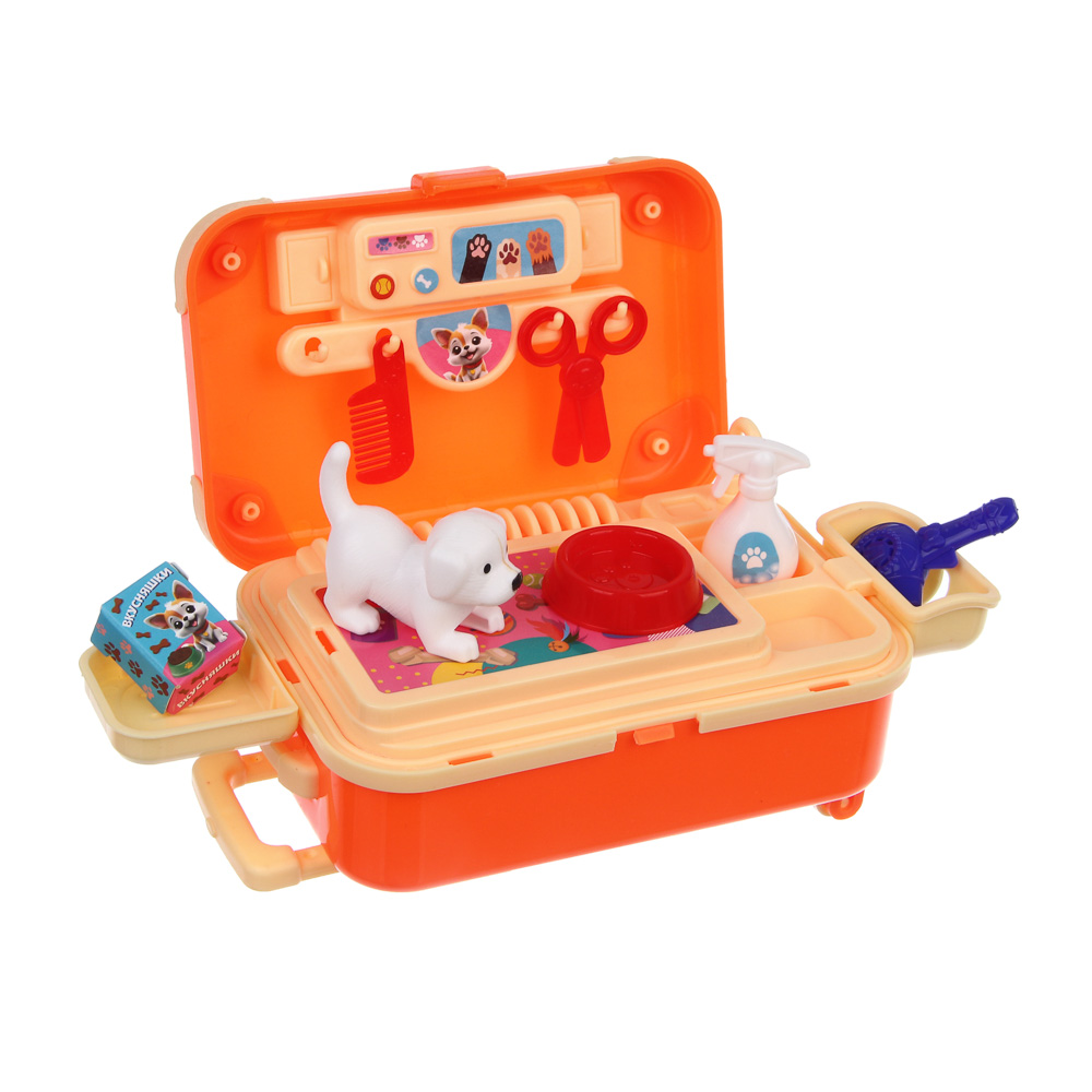 ИГРОЛЕНД Питомец с акс. в чемодане PP, ABS, 10х16х6,5 см, арт.№ 258-089