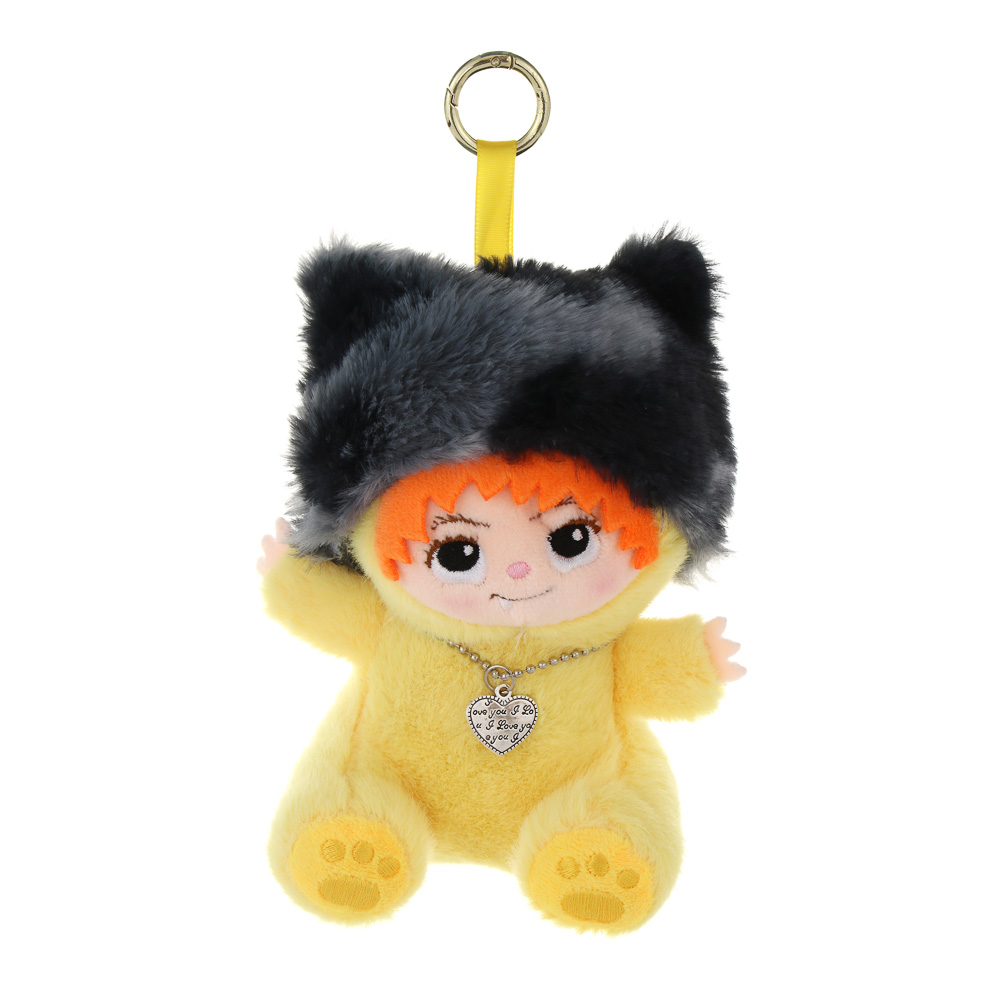 ИГРОЛЕНД Игрушка мягкая "Чудашка" с подвесом, 15 см, полиэстер, металл, микс видов, арт.№ 264-526