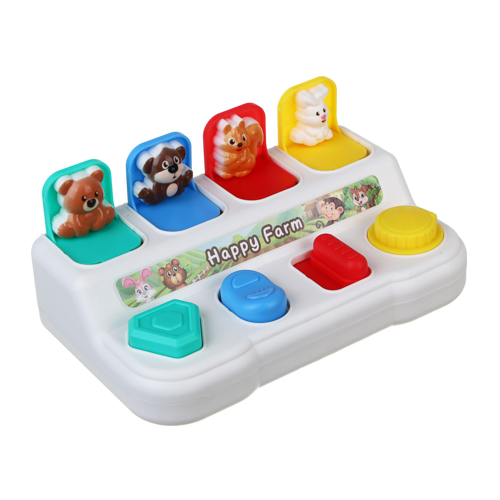 Развивающая игрушка сортер "Играем в прятки", ABS, 12,1х6х19,1см, арт.№ 262-542