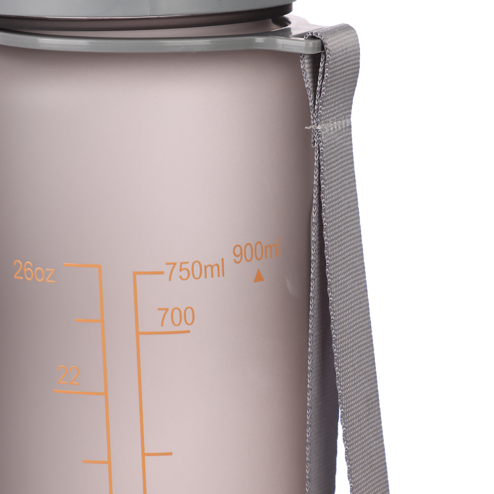 SILAPRO MAX Бутылка спортивная с замком, ULTIMATE GREY, 900мл, PC, арт.№ 088-038