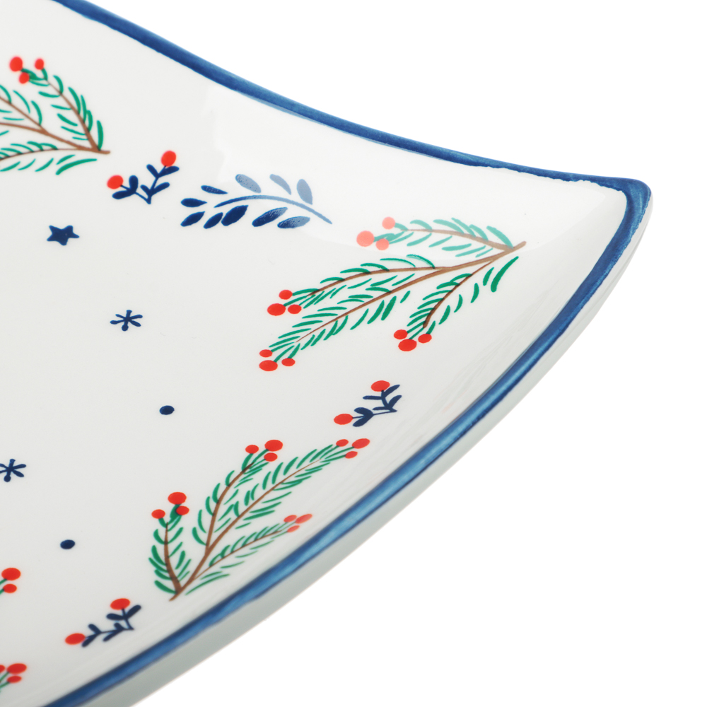 MILLIMI Нордик Блюдо в форме колокольчика, 20х15х2,5см, керамика, арт.№ 820-724