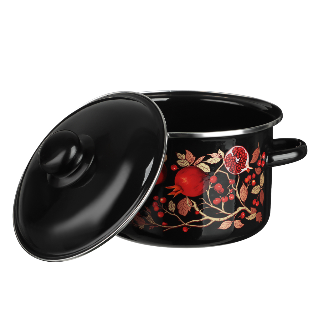 Гранат Кастрюля эмалированная 3л, индукция, арт.№ 894-584