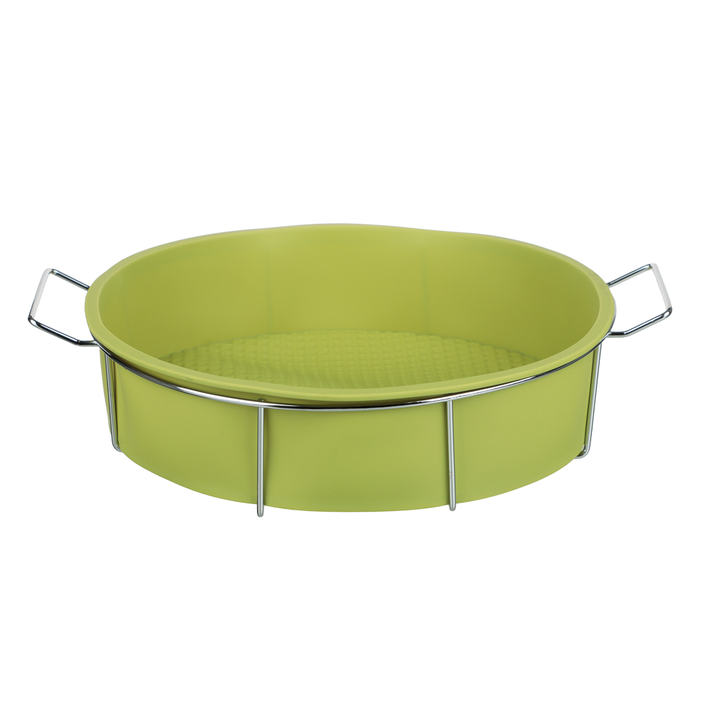 VETTA Форма силиконовая 25x6см, круглая на мет.подставке, 3 цвета, арт.№ 891-020