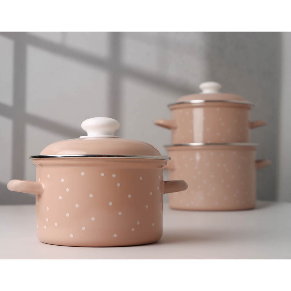 Горох Кастрюля эмалированная 4,5 л, арт.№ 894-518