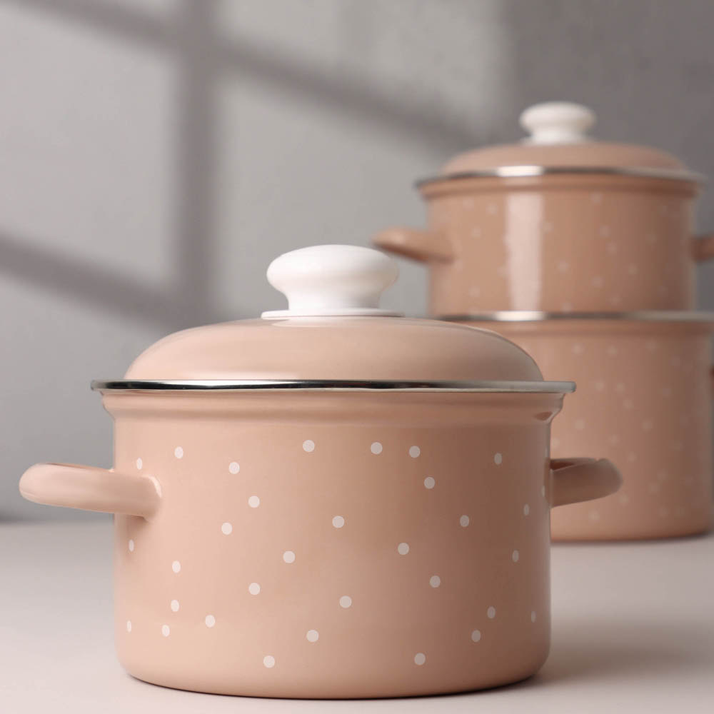 Горох Кастрюля эмалированная 4,5 л, арт.№ 894-518