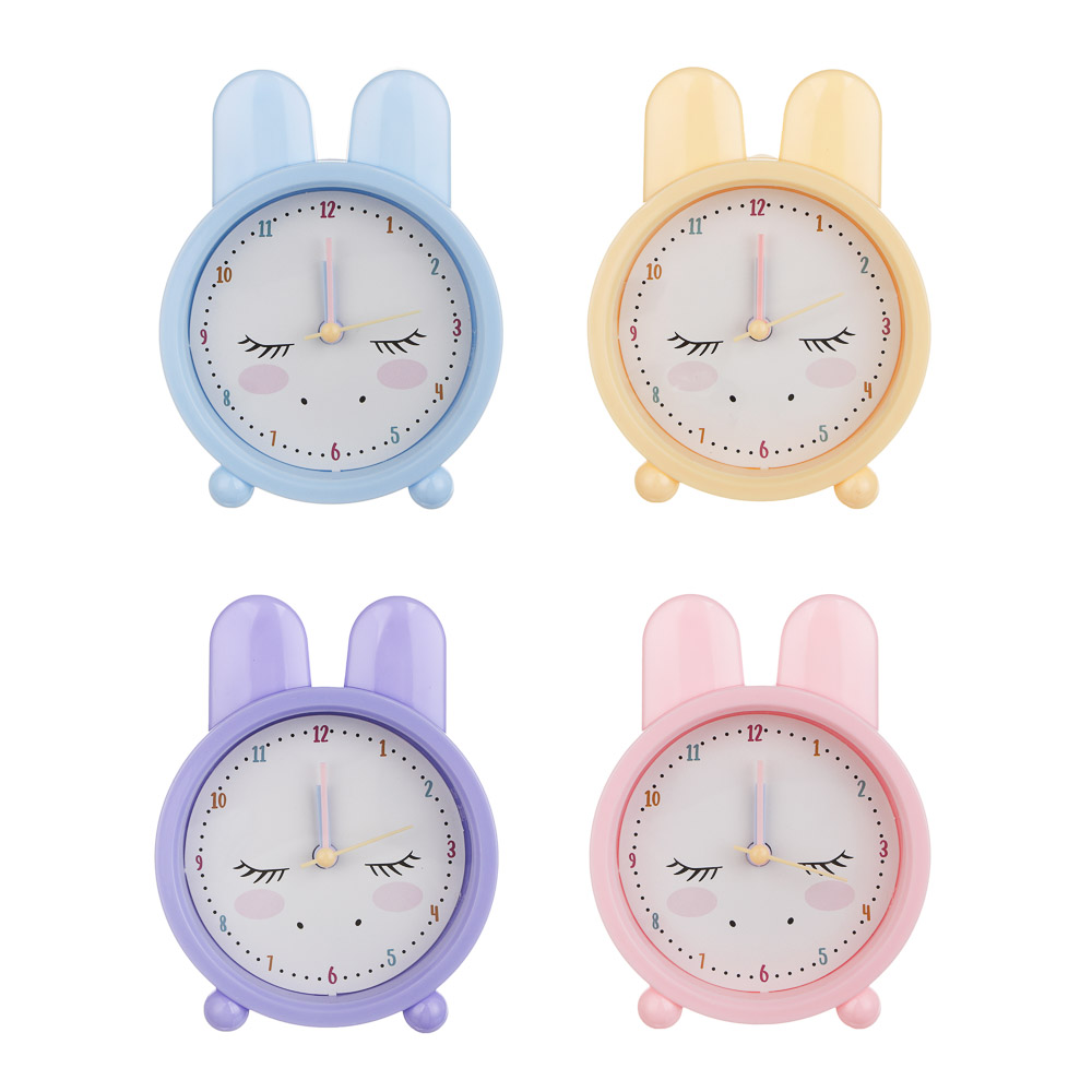 Будильник тм LADECOR CHRONO 10x4x13 см, пластик, стекло, 1xAA, 4 цвета, арт.№ 529-333