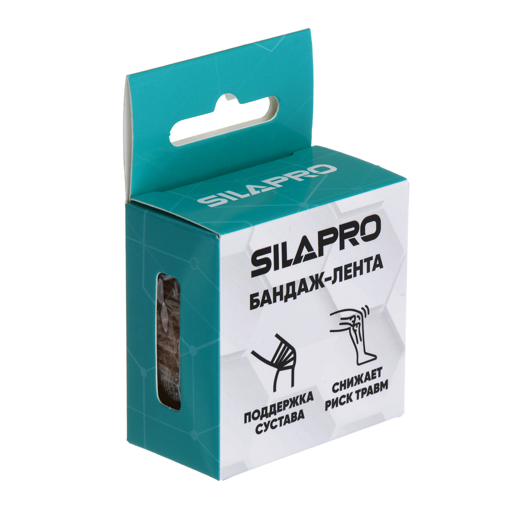 SILAPRO Бандаж лента, 4.5м, 2.5см, нетканый материал, арт.№ 138-036