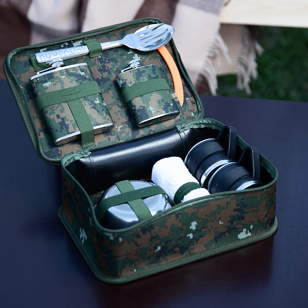 BY Набор походный ТУРИСТ-2, 12 предметов, в походной сумке, арт.№ 123-003