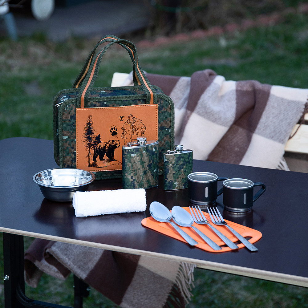 BY Набор походный ТУРИСТ-2, 12 предметов, в походной сумке, арт.№ 123-003