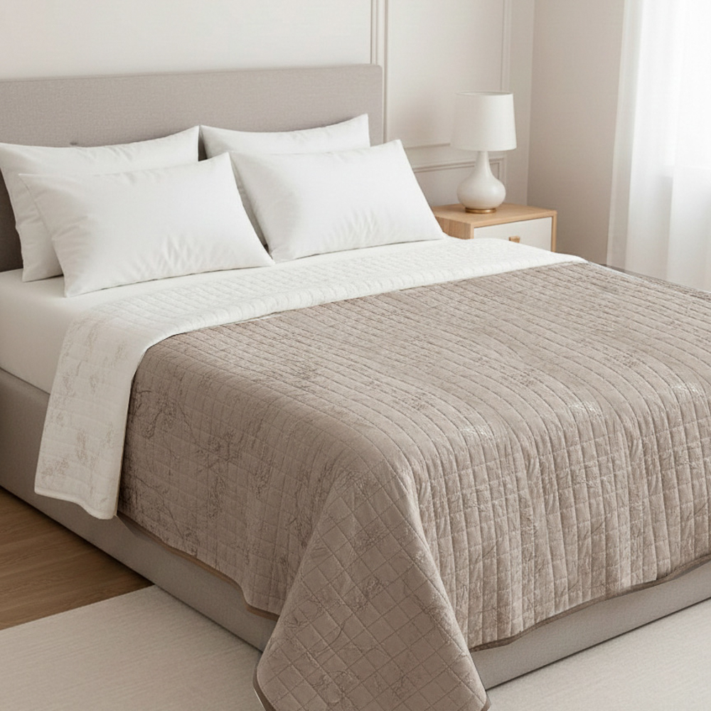 Покрывало тм PROVANCE Голд фольга, 200х220см, 100% полиэстер, 3 дизайна, арт.№ 486-249