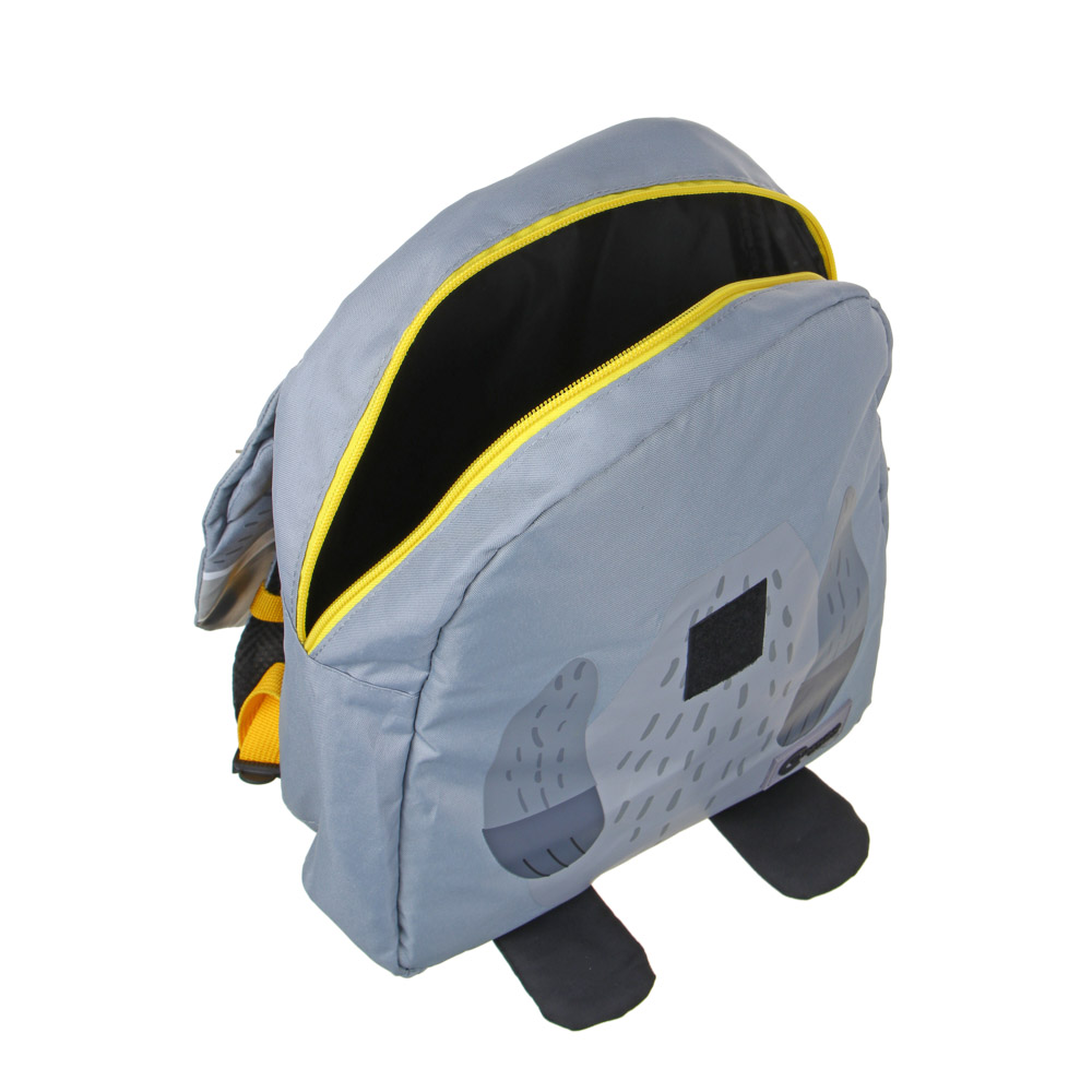 Рюкзак мини в форме енота, 34х27х11см, 1 отделение на молнии, клапан на липучке, ПЭ, арт.№ 254-693