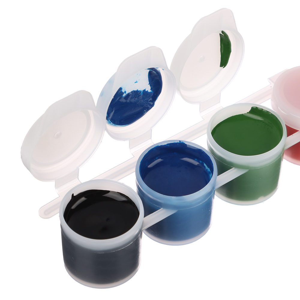 Гуашь 12цв. ЛУЧ Классическая баночки по 10 мл, картонная коробка, арт.№ 231-096