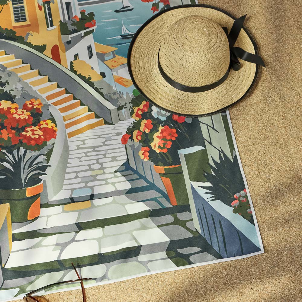 PROVANCE Саммер Полотенце пляжное из микрофибры 70х150см, 100% полиэстер, Амальфи, арт.№ 496-037