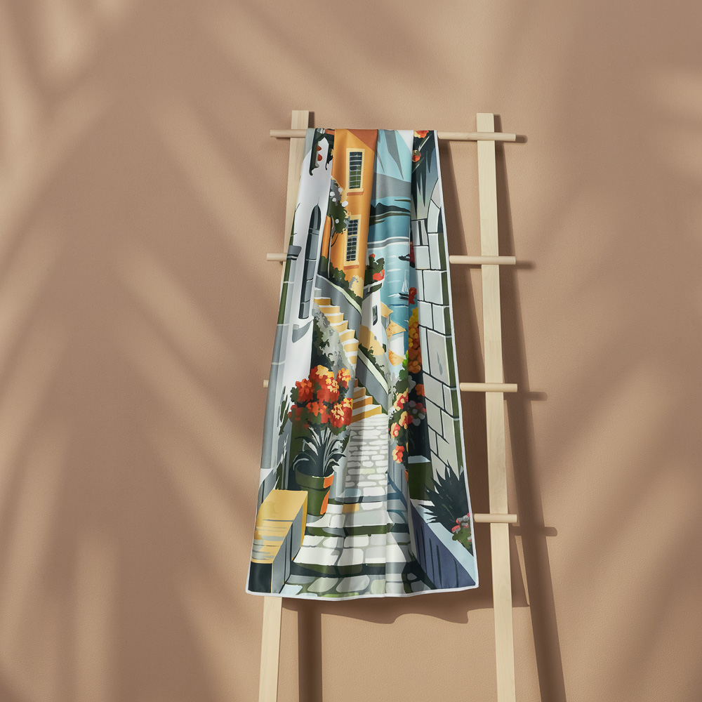 PROVANCE Саммер Полотенце пляжное из микрофибры 70х150см, 100% полиэстер, Амальфи, арт.№ 496-037