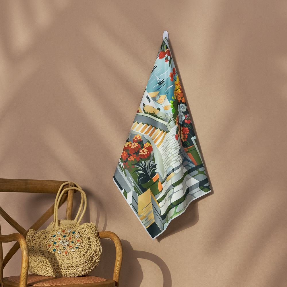 PROVANCE Саммер Полотенце пляжное из микрофибры 70х150см, 100% полиэстер, Амальфи, арт.№ 496-037