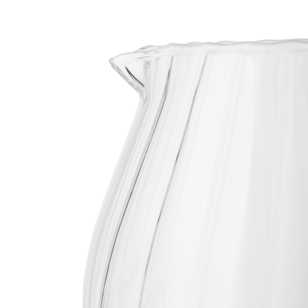 Кувшин без крышки с неровным краем тм MILLIMI Лава, 1000мл, стекло, арт.№ 878-693