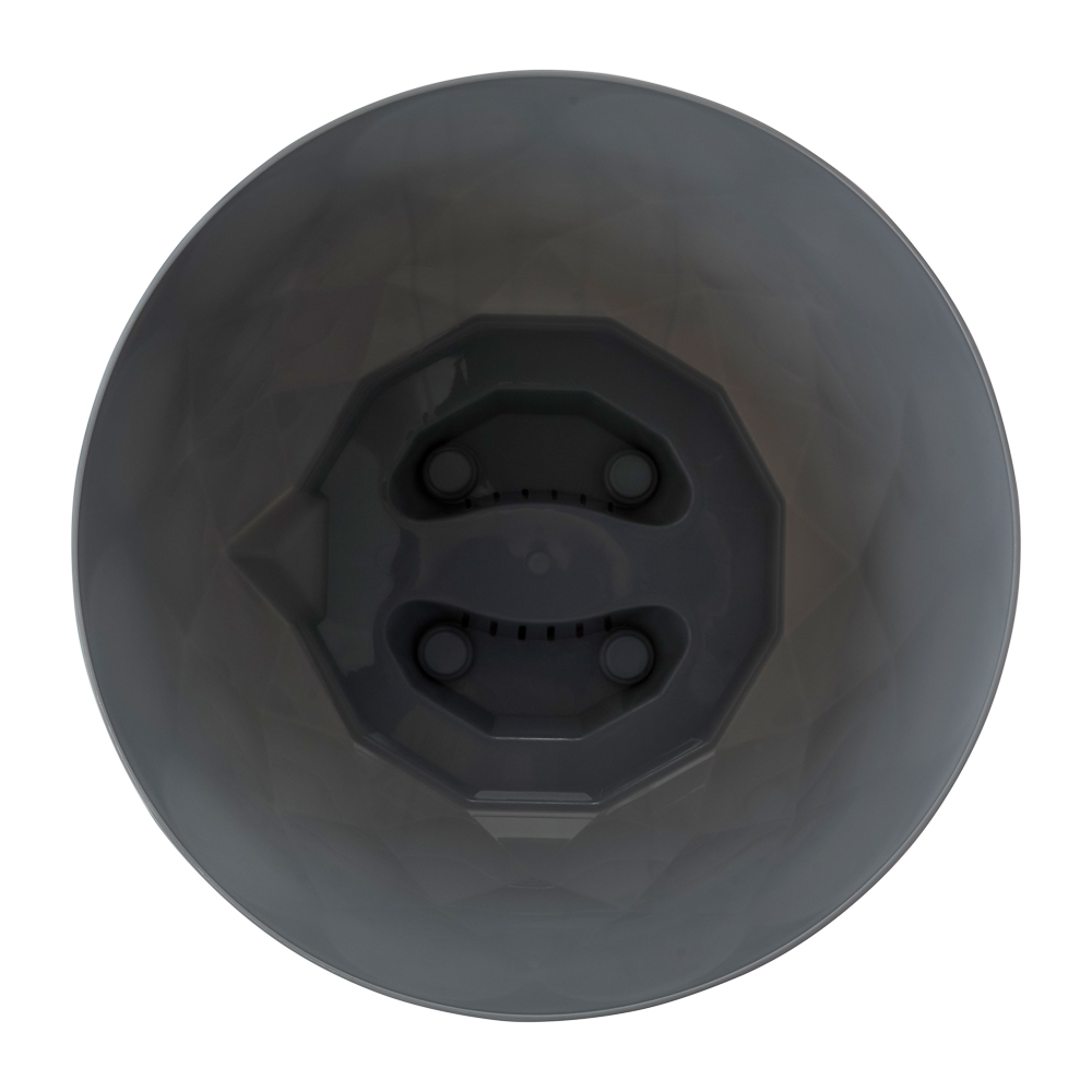 Горшок для цветов Laurel D220 мм, 4.5 л с поддоном, серый, арт.№ 164-424